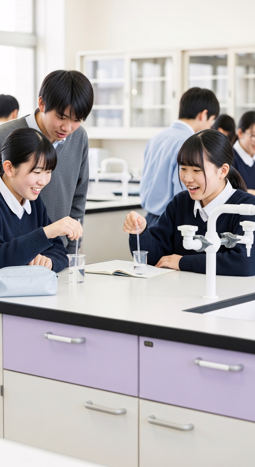 A non-native speaker diligently practicing English grammar, perhaps with a notebook or flashcards, to improve language skills.